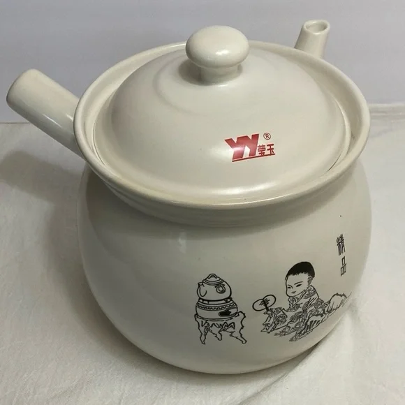 Vintage MYLAND Large Chinese Medicine Herbal Cooking Pot w/Lid - 15 Cups - Picture 5 of 14